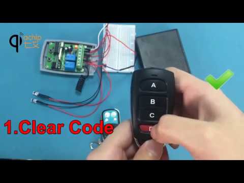 How to use New Red light remote control Duplicator Key Fob copy CAME Top 432NA