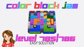 Color Block Jam Level 785 / 786 Easy Games Solution Walkthrough