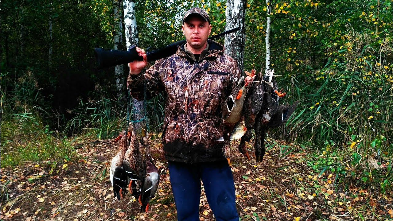 СЕКРЕТНОЕ УТИНОЕ МЕСТО В ГУСТОМ КАМЫШЕ! ОХОТА на УТКУ! DUCK HUNTING IN