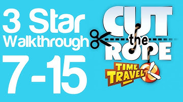 Cut the Rope Time Travel 7-15 - 3 Star Walkthrough Disco Level 7-15