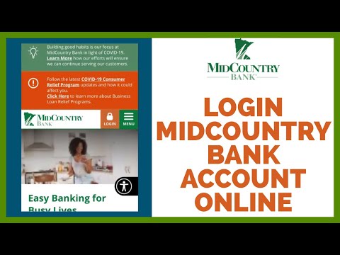 How To LogIn Midcountry Online Banking Account 2022? www.midcountry.bank Login