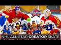 Mascots shootouts and dodgeball  nhl allstar creator skate