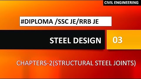 #STEEL  DESIGN # CHAPTER -2 ( RIVETTED JOINTS )
