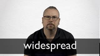 How to pronounce WIDESPREAD in British English