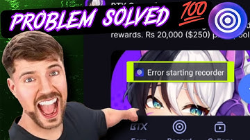 Error starting recorder problem in glip solved 100 % working #glip #glipnotworking #glipsolution