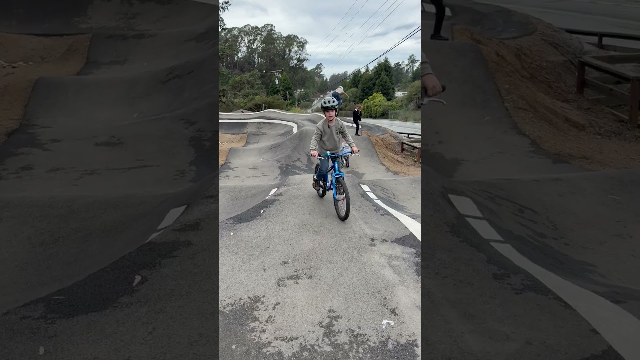 Full run at New Brighton pump track 🔥🔥 