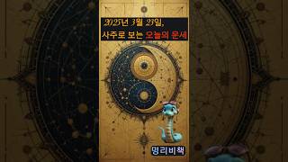 2025년 3월 23일, 사주로 보는 오늘의 운세 #사주 #3월23일 #로또 #운세 #2025년 #재물운 #…