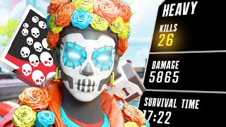 BANGALORE 20 BOMB 4K 26 KILLS SEASON 12 GAMEPLAY - APEX LEGENDS PC