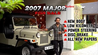 2007 MAJOR JEEP 2WD- FOR SALE/Low Kilometre,New Body, New Papers, Power steering,Disc Brake.