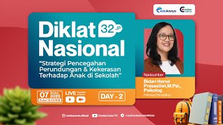 Hari 2: Diklat Strategi Pencegahan Perundungan & Kekerasan Terhadap Anak di Sekolah