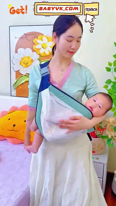Tired of Bulky Slings? Meet the Lightweight Baby Carrier for Horizontal & Vertical Comfort! #Baby