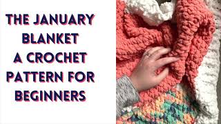 Bernat Blanket Big crochet tutorial on a easy repeat pattern. Thick yarn. 