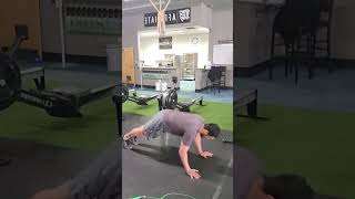 Row, push-ups, and double unders 🤷🏽‍♂️
