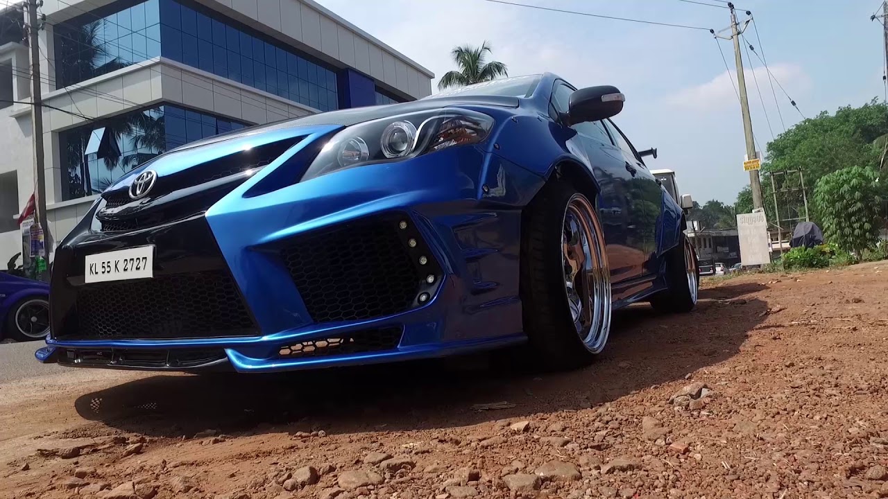 Modified COROLLA ALTIS /India's first Hyper widebody