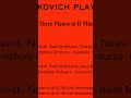 Shostakovich play Bach - Live 1950