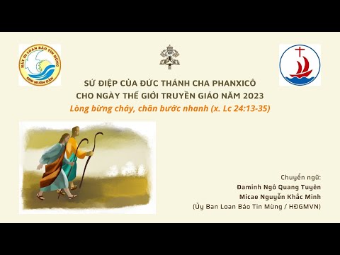 Sứ điệp của Đức Thánh Cha Phanxicô cho Ngày Thế giới Truyền giáo 2023 (03.02.2022)