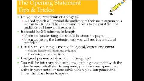 How to Write an Opening & Closing Statement 7.2