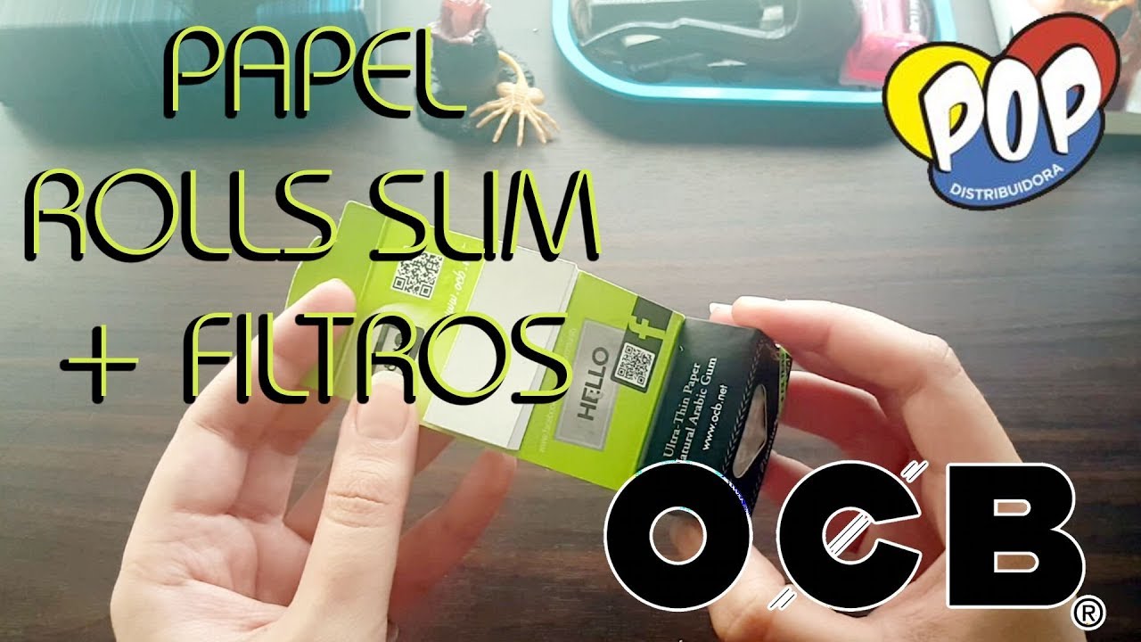 Papel OCB Rolls Slims + Filtros