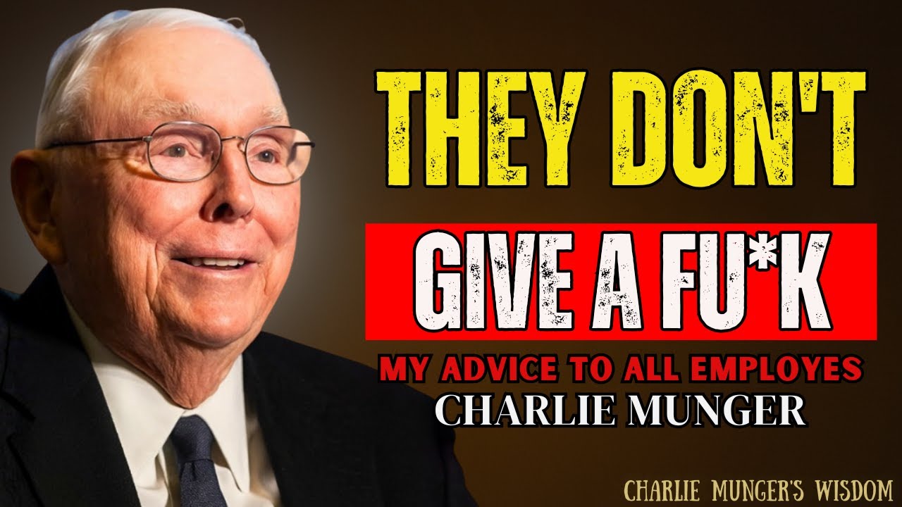 Your Job Doesn’t Care About You — Charlie Munger’s Final Warning