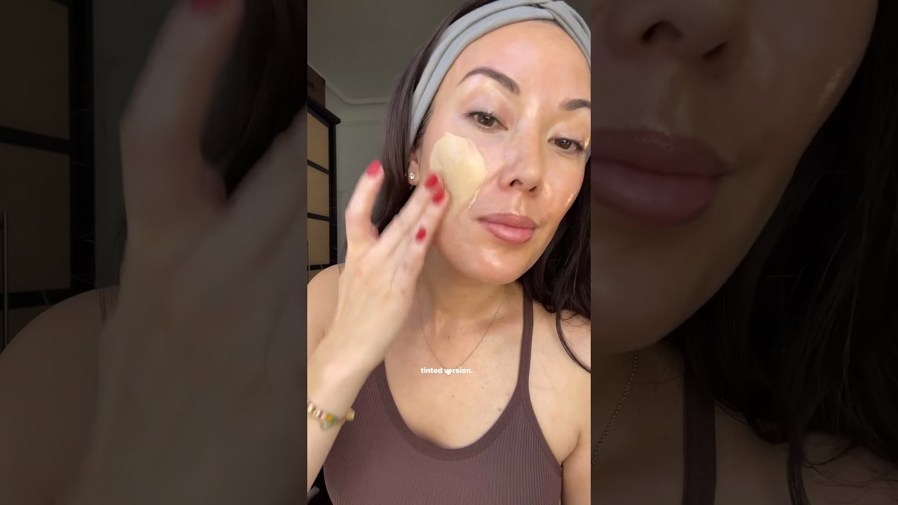 Two ways I wear @Naturium Dew Glow Tinted Sunscreen! #skincare #sunscreen