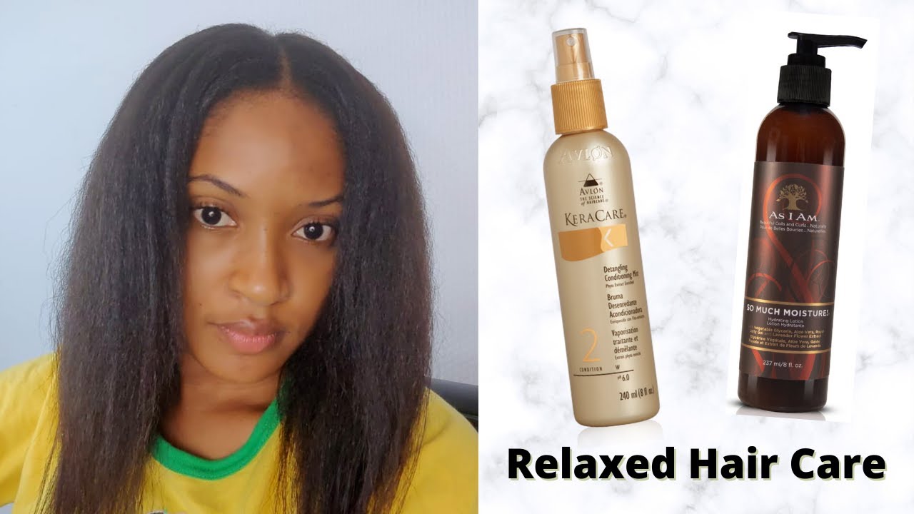 AS I AM so much moisture vs KERACARE detangling conditioning mist Relaxed Hair Product Reviews AS I AM so much moisture vs KERACARE detangling conditioning mist Relaxed Hair Product Reviews
