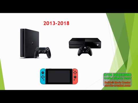эволюция игровых приставок с 1980 по 2018