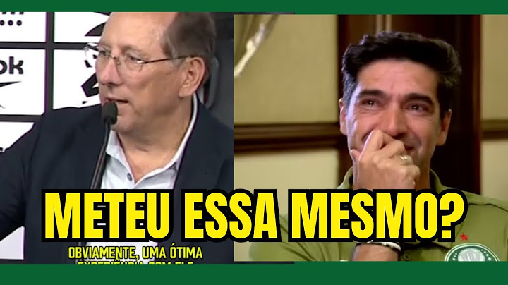OLHA O QUE TEXTOR FALOU SOBRE ABEL FERREIRA…