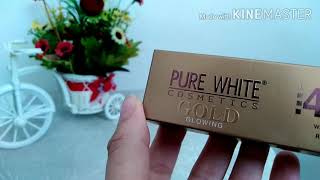 تجربتي لكريم pure white المبيض للبشرة ب 4درجات