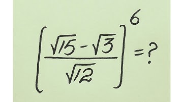 France l Very Nice Olympiad Math Radical Exponential Problem l Tricky Solution