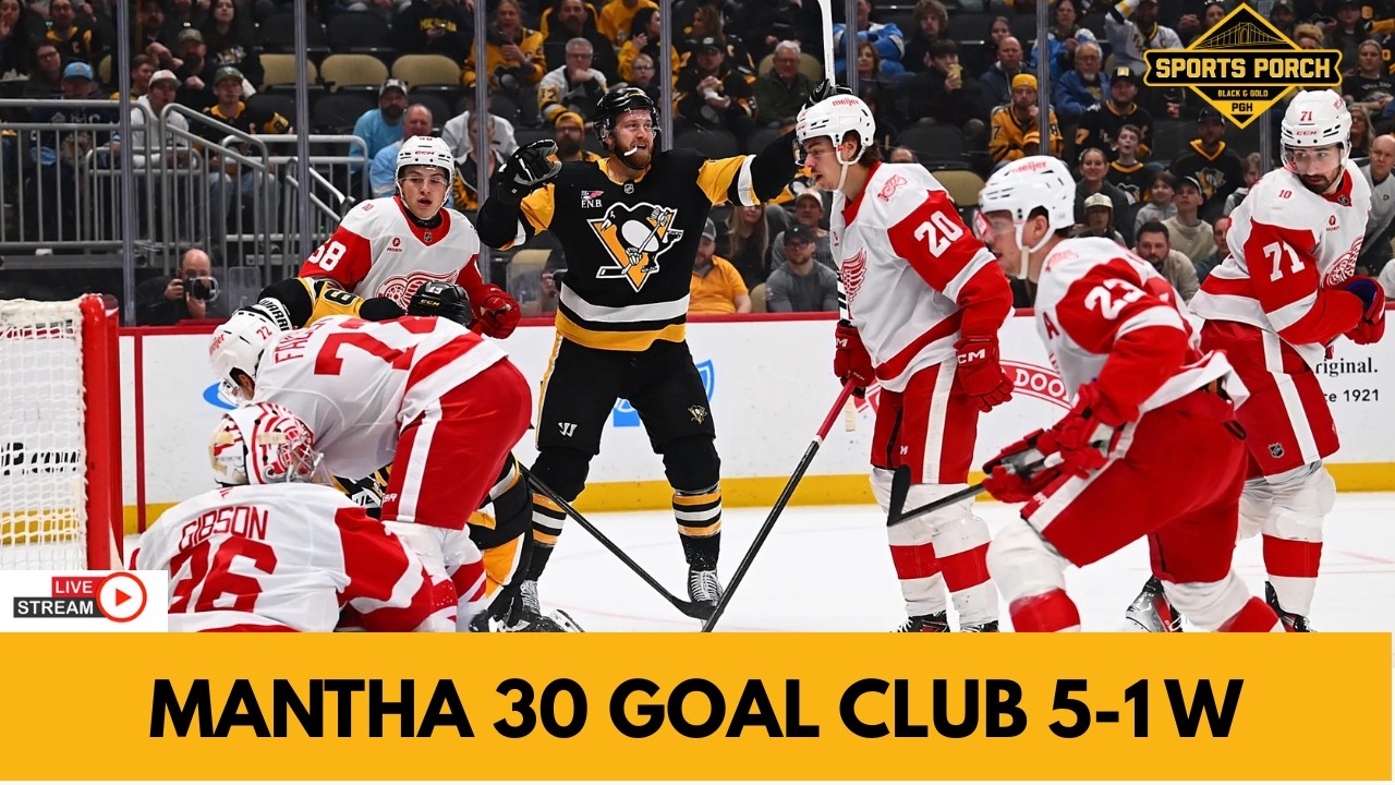 Penguins Flying over the Detroit Red Wings 5-1