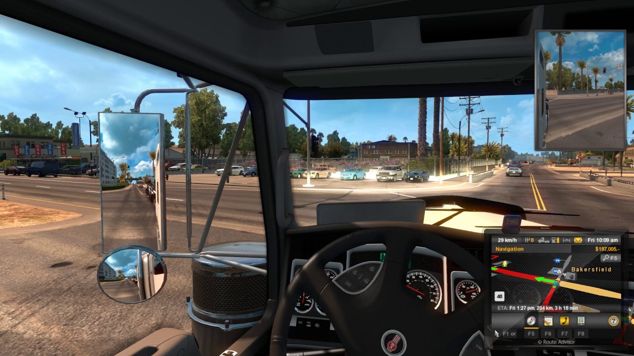 Exhaust brake American Truck Simulator maxed out graphics YouTube