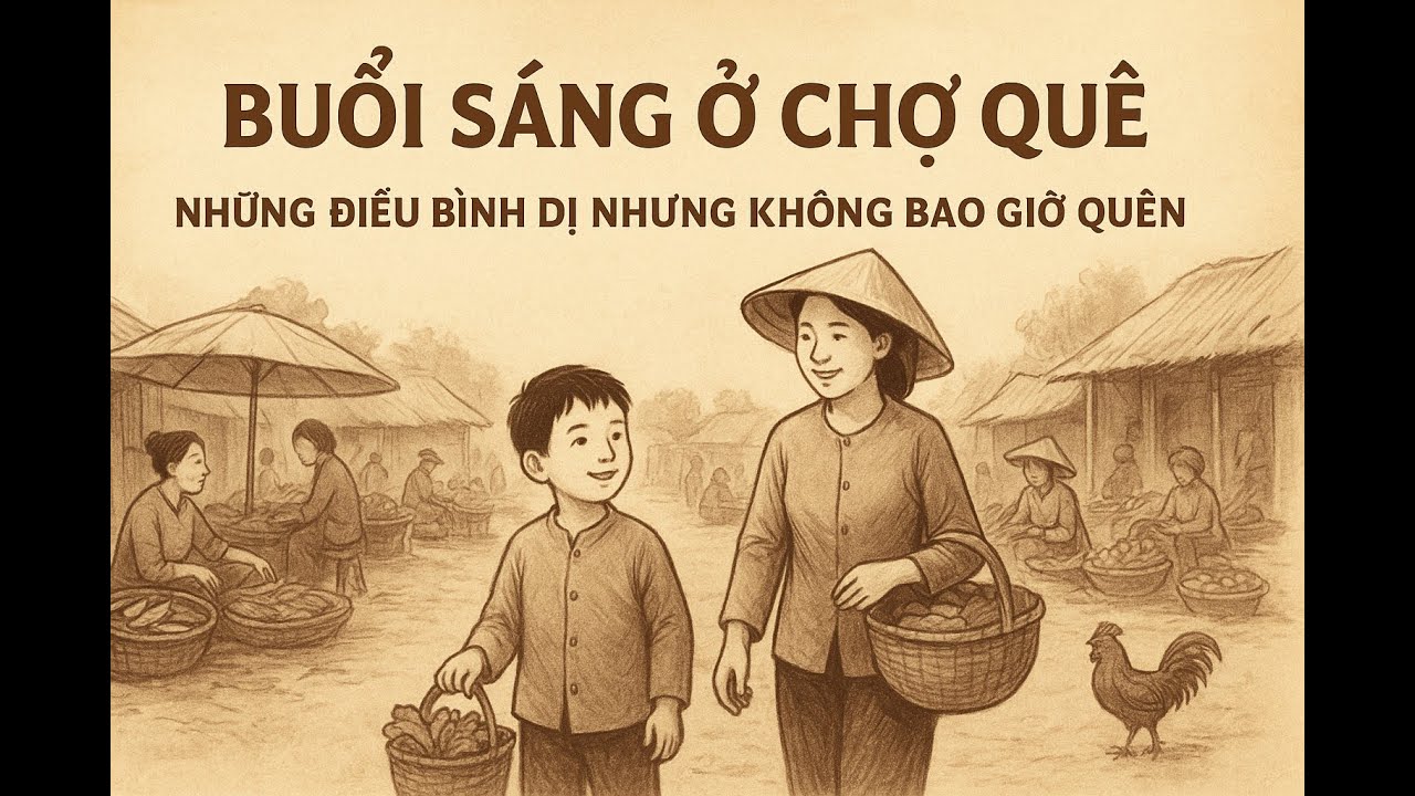 Buổi Sáng Ở Chợ Quê – Những Điều Bình Dị Nhưng Không Bao Giờ Quên