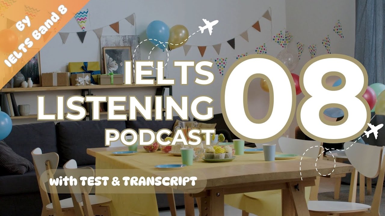 IELTS Listening Podcast #8 | ASMR English Conversation | Luyện nghe tiếng Anh | IELTS Band8