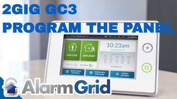2GIG GC3: Sensor & Panel Programming