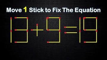 Only 1% Can Solve This Matchstick Puzzle – Move 1 Stick to Win!