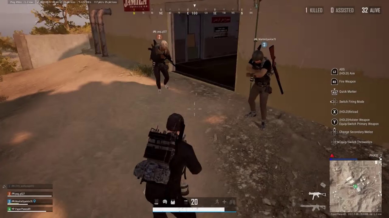 Ean Brown playing PLAYERUNKNOWN'S BATTLEGROUNDS