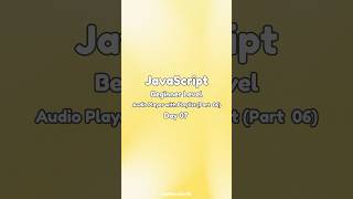 JavaScript Project | Day 07 (Part 06) #javascript  #javascriptproject #javascripttutorial