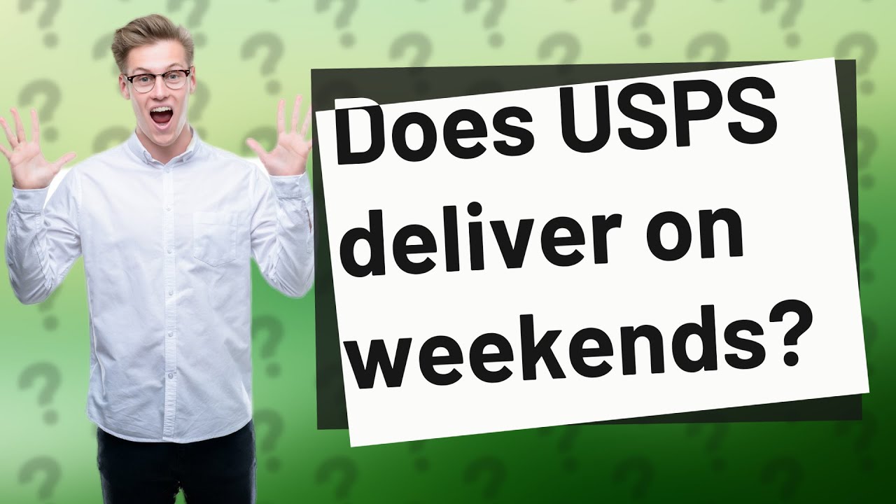 Does USPS Deliver On Weekends YouTube