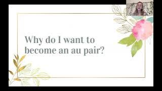 Au Pair Self-Presentation Video