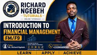 Introduction to Financial Management Lecture 1