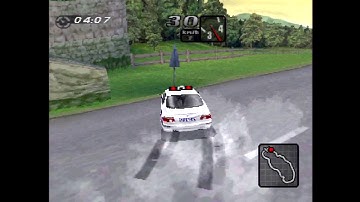Need For Speed: High Stakes (PlayStation, 1999) Route Adonf (BMW M5 Police Car)