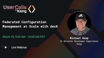 Federated Configuration Management at Scale with decK