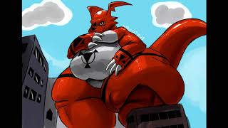 Digimon - Weight Gain & Vore