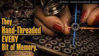 Your First RAM Was a Tiny Magnet. A Human Hand Threaded Every Bit | Documentry Ocean