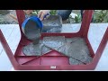 ✔️ Cement Craft Ideas ✔️ -  Make a beautiful aquarium from a plastic table 😍😍😍