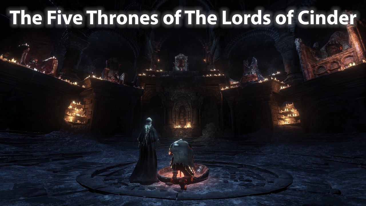アニメ THE LOADS GO WITHOUT THRONES The Five Thrones of The Lords of Cinder - Cinematic - Dark Souls 3