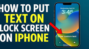 How to Add Text to Lock Screen iPhone (Easy method | FREE app) | 2025 Updated Guide