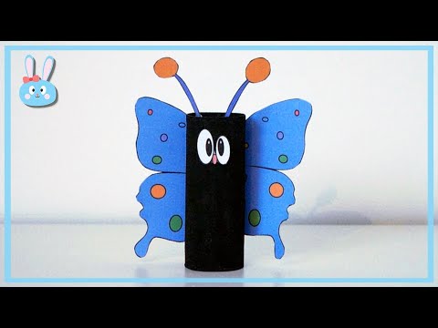 joli-papillon-avec-rouleau-de-papier-toilette---bricolage-pour-enfant---activité-manuelle