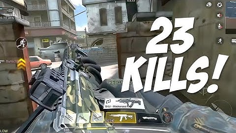 23 Kills in Frontline Crash COD Mobile Multiplayer 4K Gameplay
