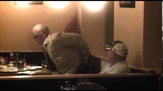 Bad Grandpa Sharts in restaurant